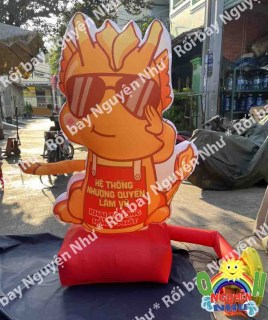 Rối pikalong đeo mắt kính